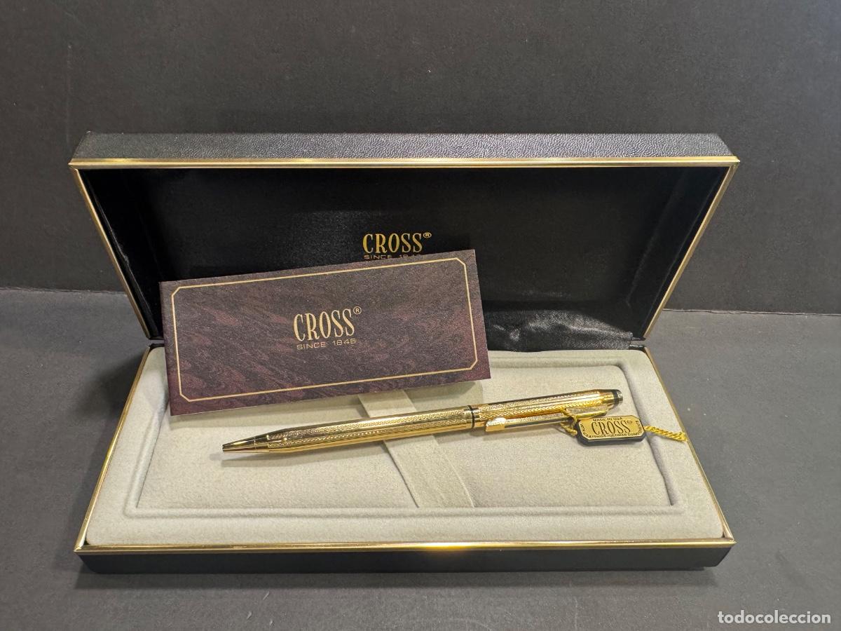 Bol&iacute;grafos antiguos: CROS BOL&Iacute;GRAFO MADE IN U.S.A. CON SU CAJA Y DOCUMENTACI&Oacute;N ORIGINAL (G)