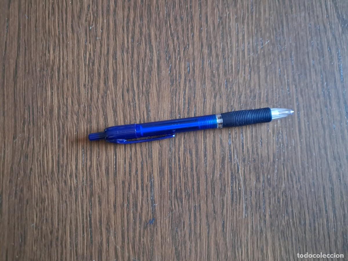 Bol&iacute;grafos antiguos: bol&iacute;grafo de pl&aacute;stico, azul. - Foto 2