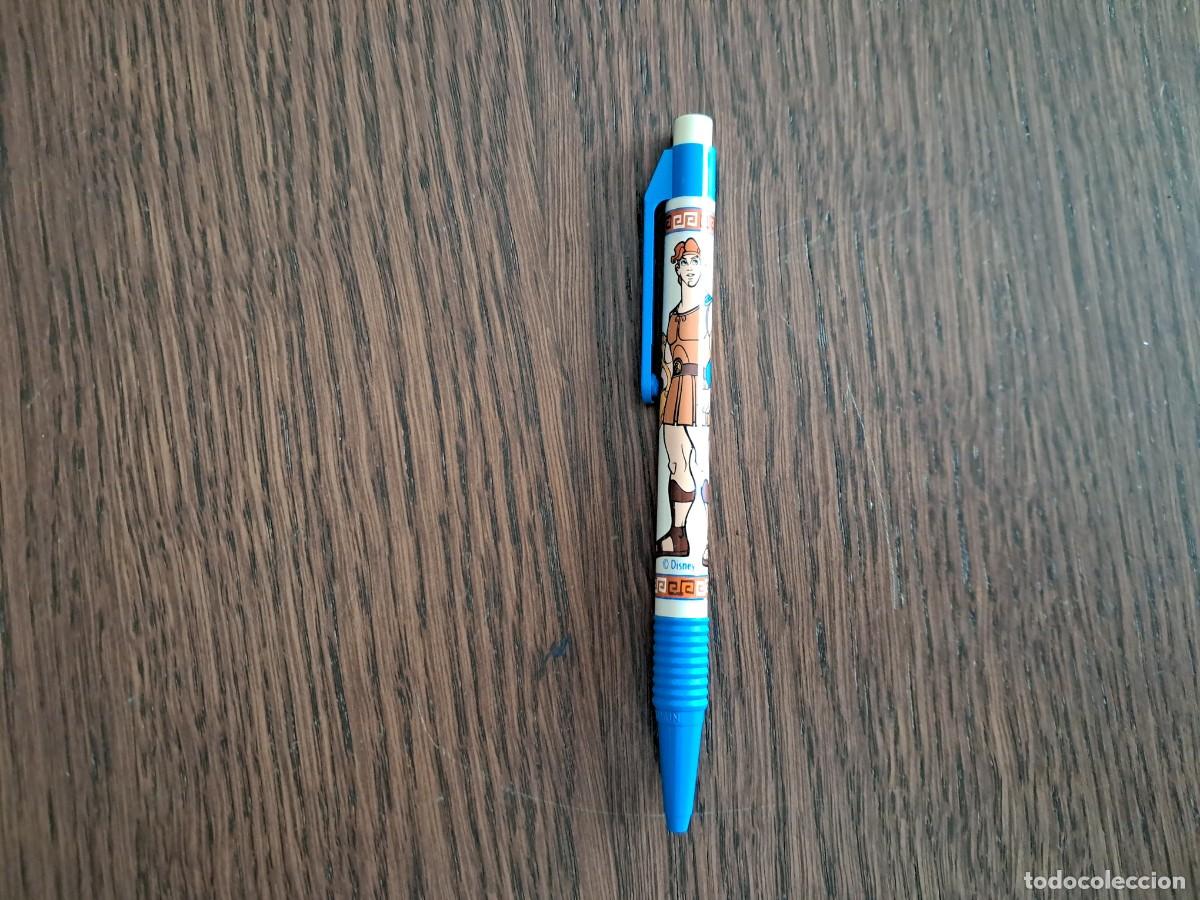 Bol&iacute;grafos antiguos: bol&iacute;grafo de publicidad, Hercules, disney.