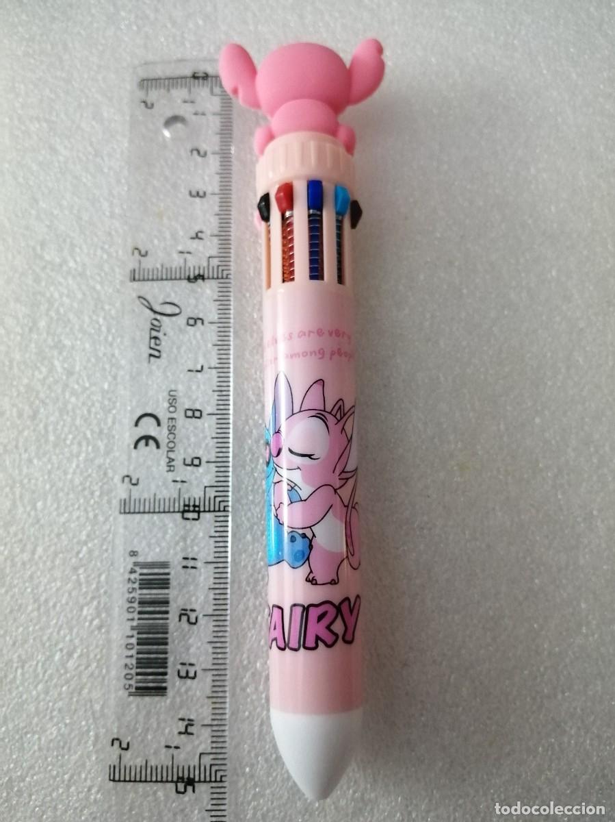 Bol&iacute;grafos antiguos: BOL&Iacute;GRAFO STITCH DISNEY MERCHANDISING ANGEL 10 COLORES MODELO2 &Uacute;NICO EJEMPLAR
