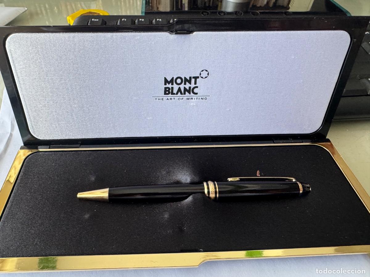 Old Ballpoint Pens: Boligrafo Mont Blanc con estuche de lujo.