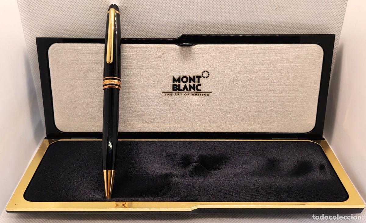 Bol&iacute;grafos antiguos: MONTBLANC - BOLIGRAFO MEISTERSTUCK - CON CAJA Y GARANTIA ORIGINAL - POCO USO
