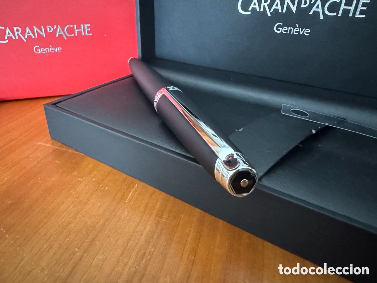 Bol&iacute;grafos antiguos: Caran dAche Leman Le Noir Roller - Foto 5