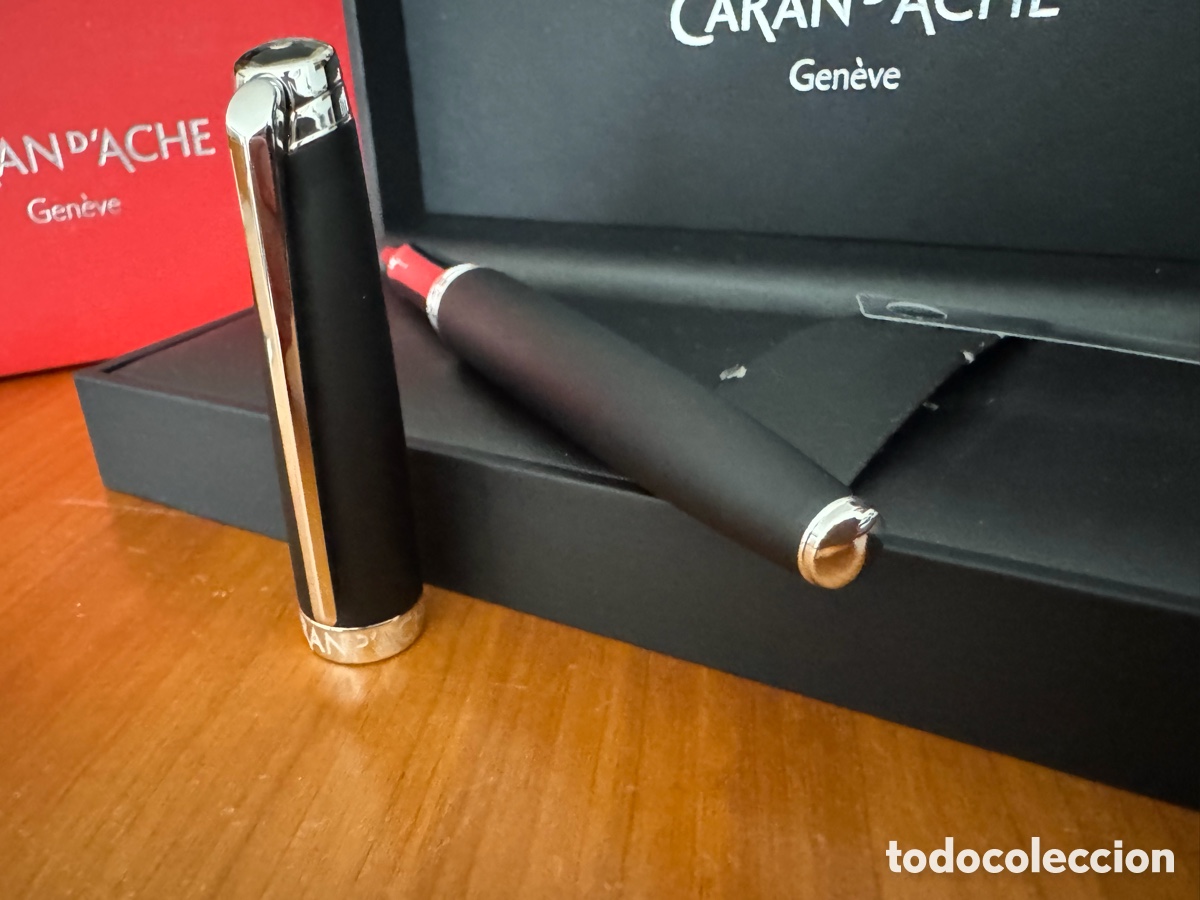 Bol&iacute;grafos antiguos: Caran d'Ache Leman Le Noir Roller