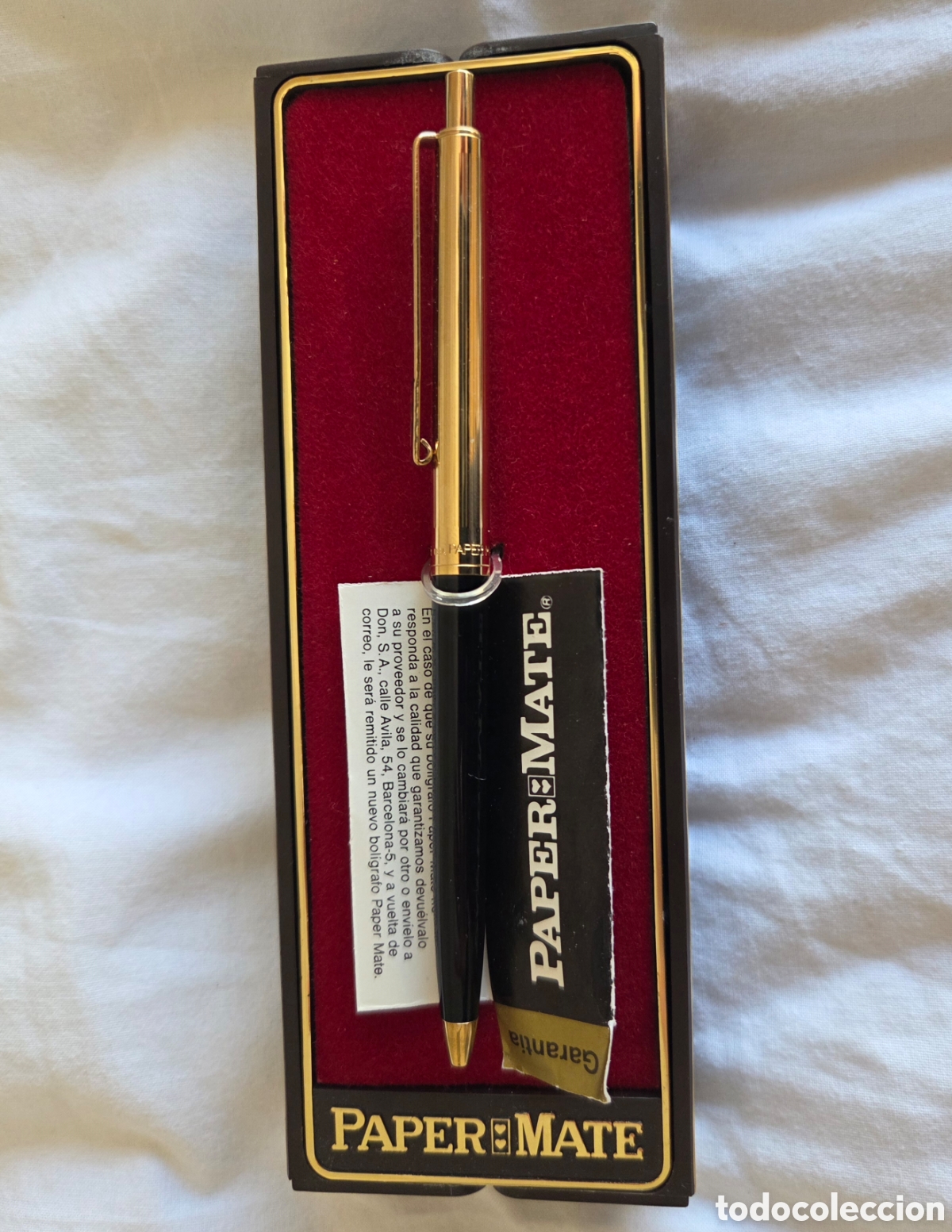 Bol&iacute;grafos antiguos: Bol&iacute;grafo Paper Mate Vintage USA Estuche Original