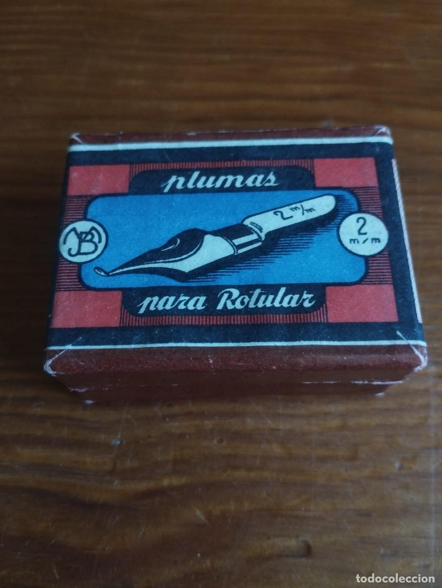 Bol&iacute;grafos antiguos: Caja de plumas para rotular de la marca espa&ntilde;ola Boira