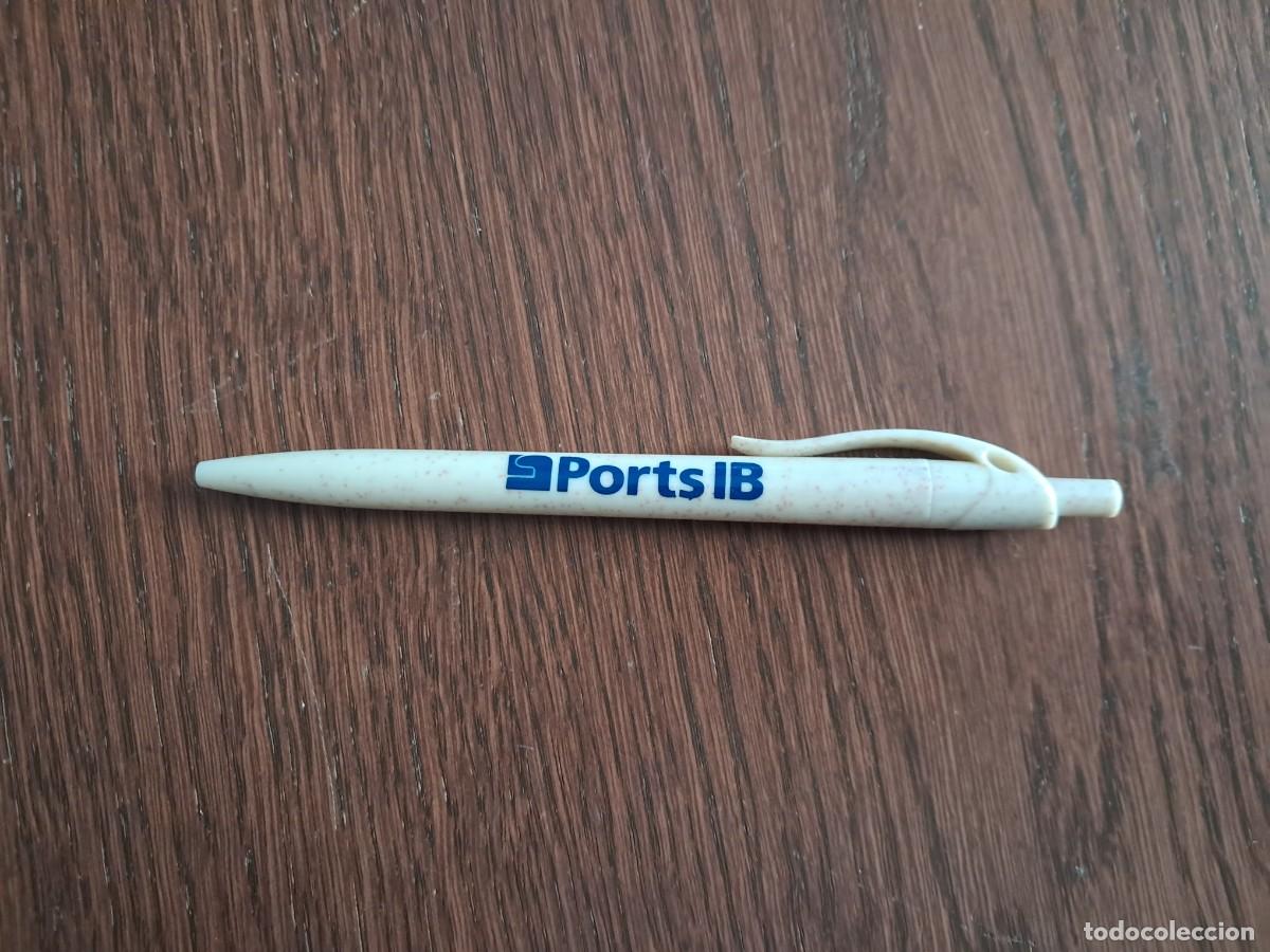 Bol&iacute;grafos antiguos: bol&iacute;grafo de publicidad, Ports IB, Illes Balears.