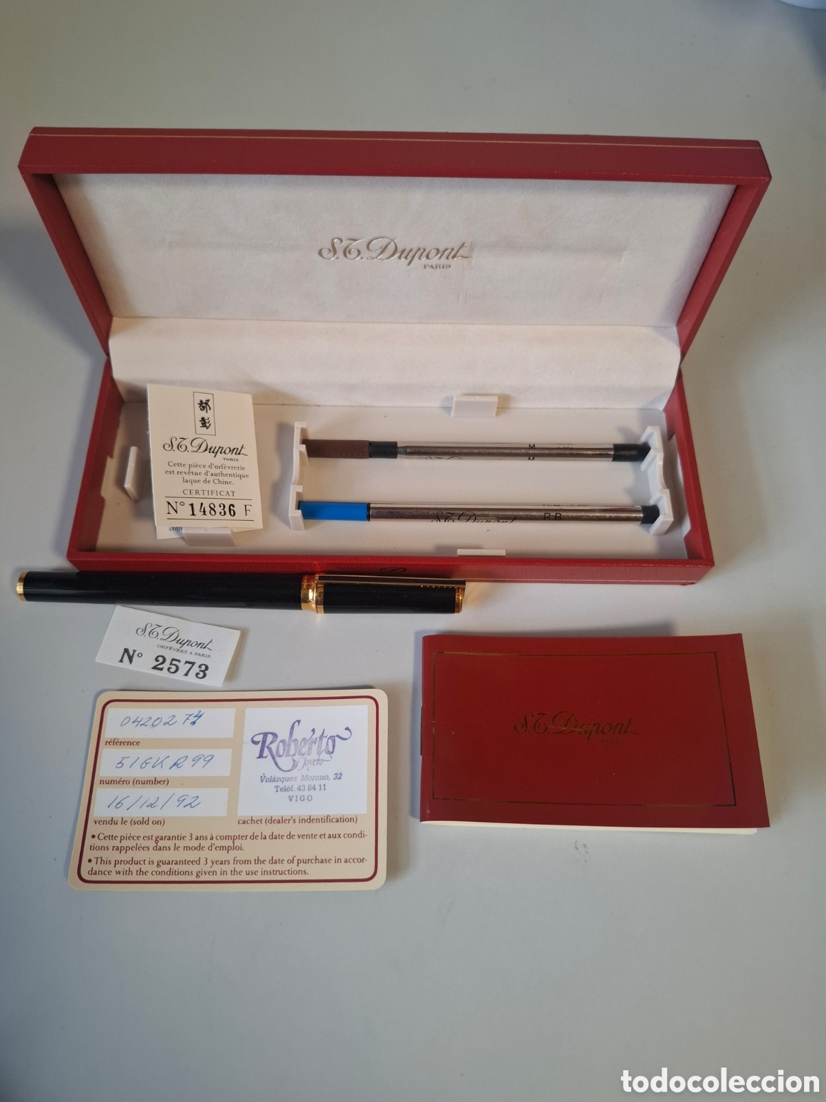 Bol&iacute;grafos antiguos: Bol&iacute;grafo S.T. Dupont Paris