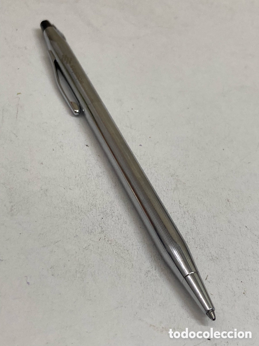 Bol&iacute;grafos antiguos: Bol&iacute;grafo Cross cuerpo met&aacute;lico