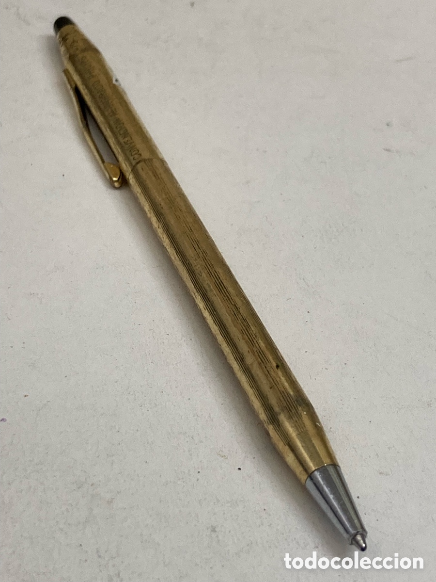 Bol&iacute;grafos antiguos: Bol&iacute;grafo Cross cuerpo Gold