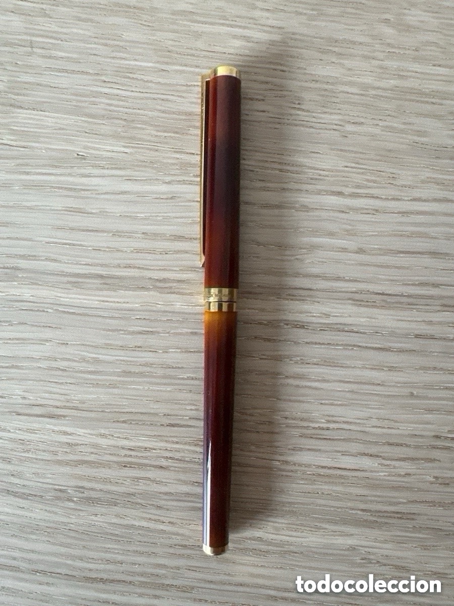 Bol&iacute;grafos antiguos: Bol&iacute;grafo Dupont Par&iacute;s marr&oacute;n lacado (A13)