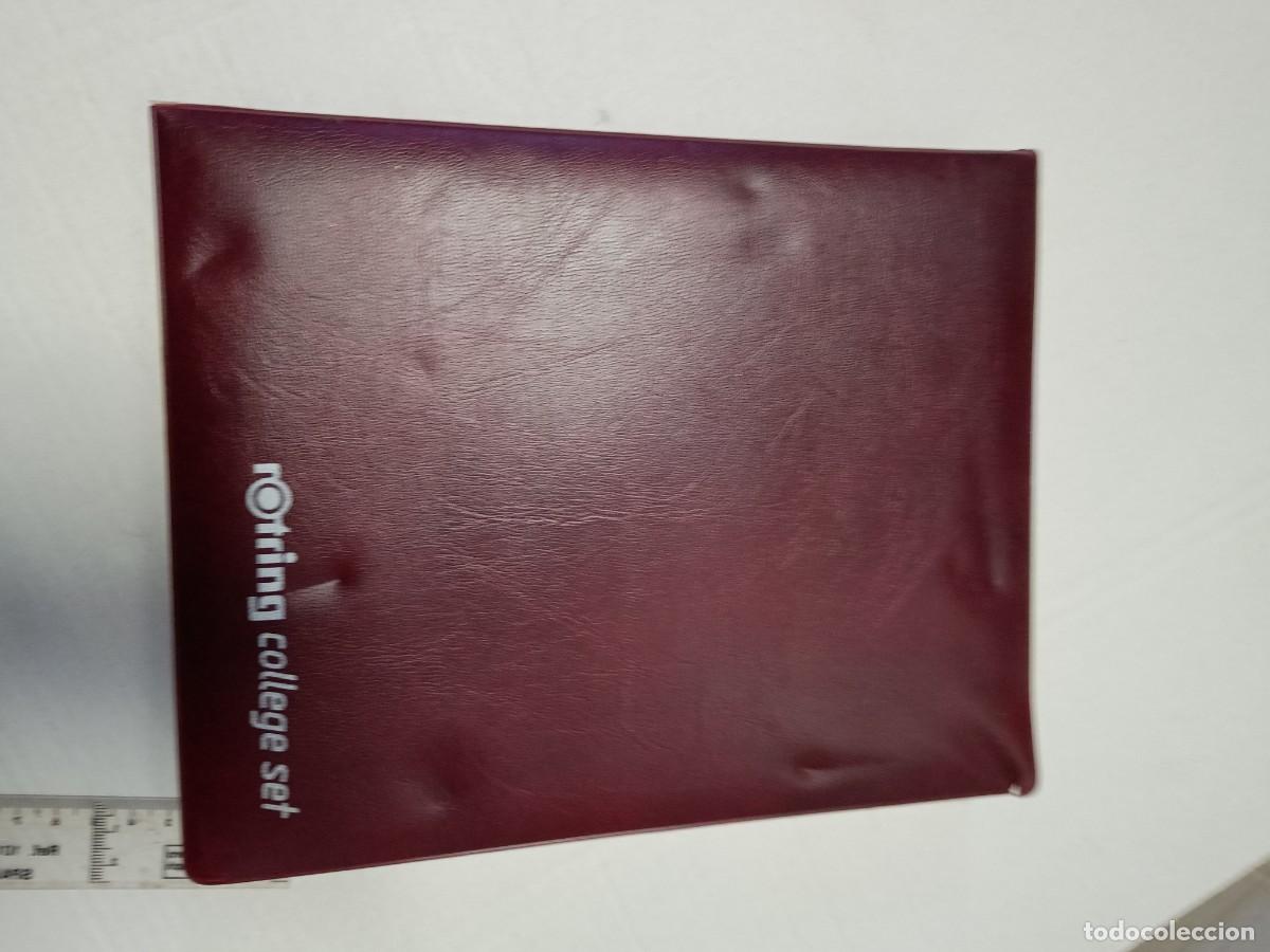 Bol&iacute;grafos antiguos: Estuche de Rotring con comp&aacute;s. - Foto 3
