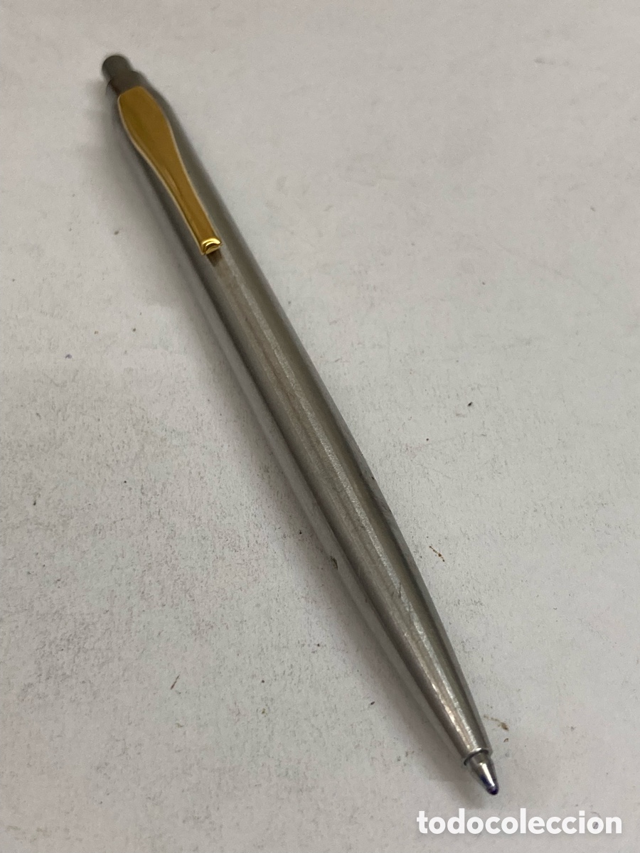 Bol&iacute;grafos antiguos: Bol&iacute;grafo Inoxcrom cuerpo met&aacute;lico