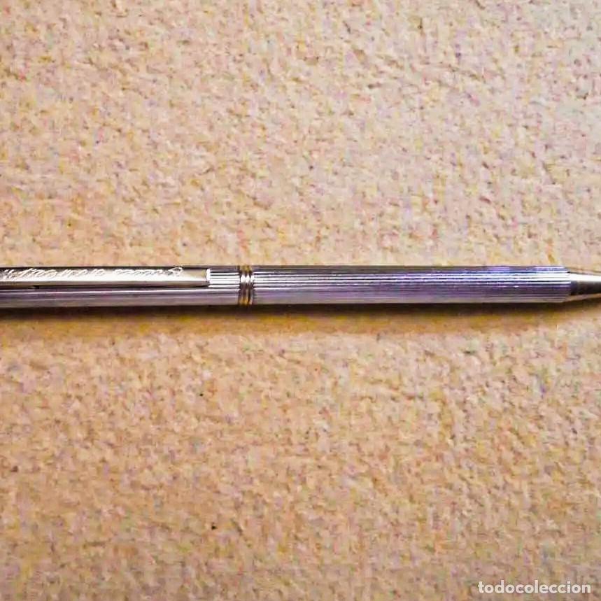 Alte Kugelschreiber: BOLIGRAFO MARCA GILLES D,ARLEY 3 S . METALICO. EN FUNCIONAMIENTO