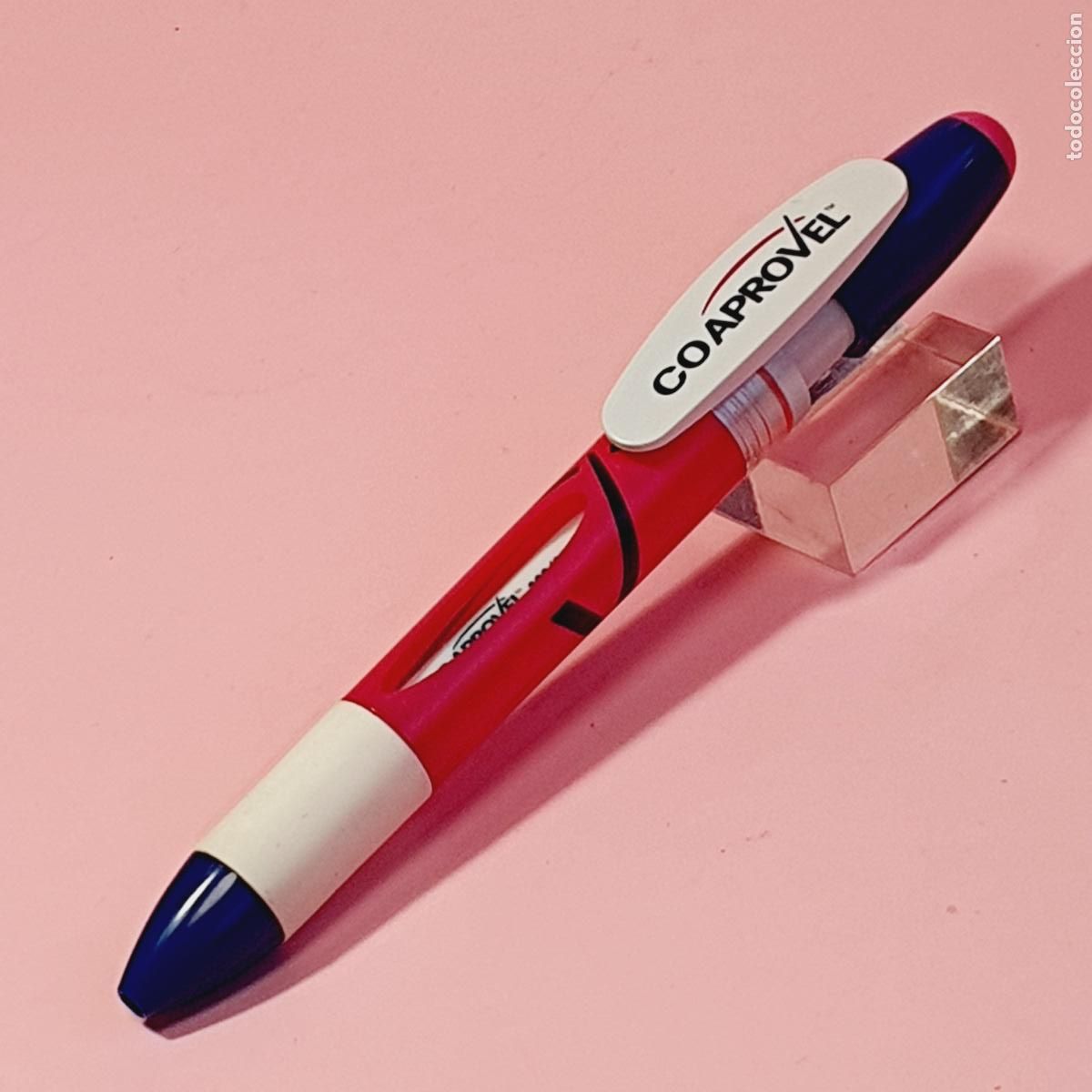 Bol&iacute;grafos antiguos: BOL&Iacute;GRAFO-INOXCROM C10-ESPA&Ntilde;A-PUBLICIDAD COAPROVEL-CRISTAL-DESCATALOGADO-VER FOTOGRAF&Iacute;AS-NUEVO.