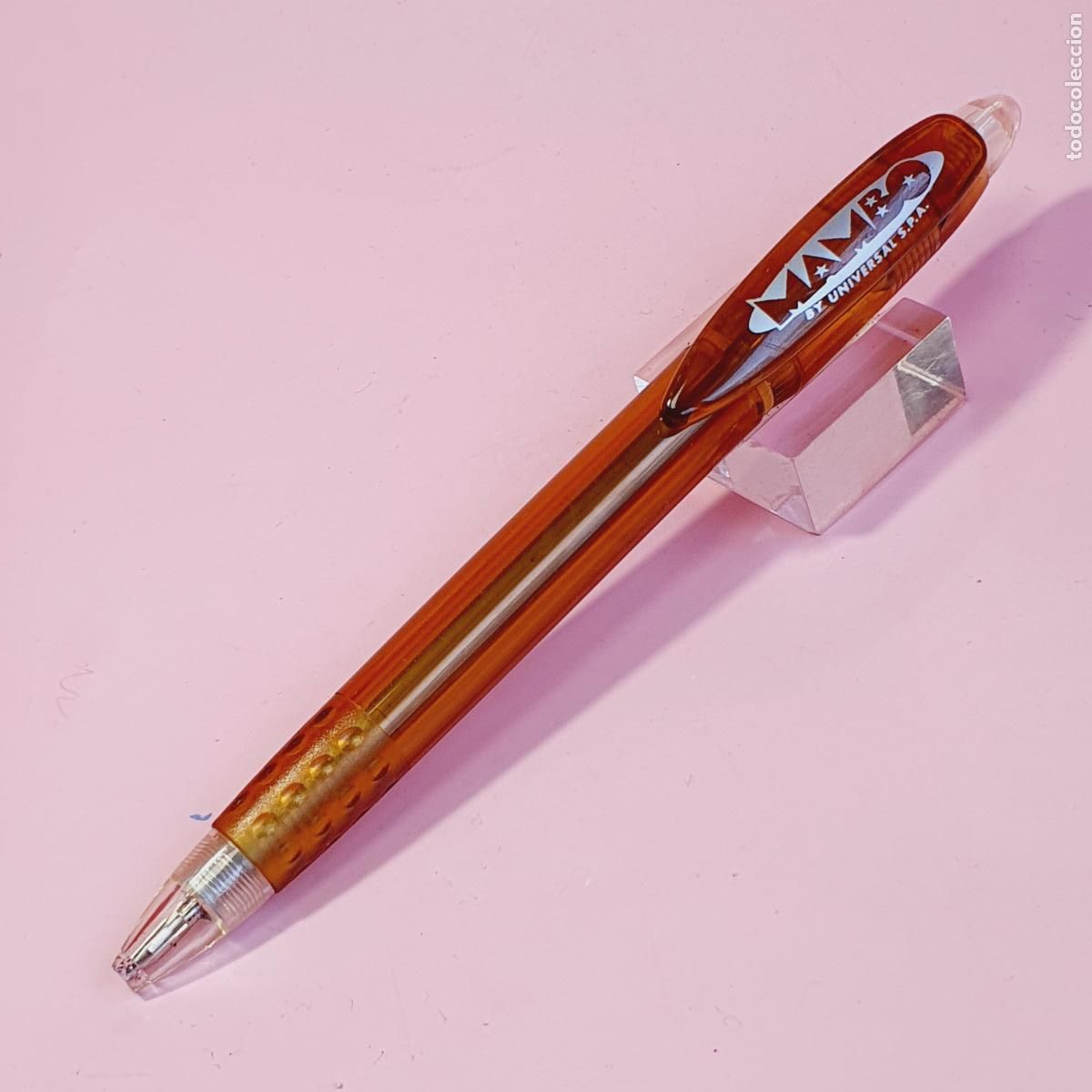 Bol&iacute;grafos antiguos: BOL&Iacute;GRAFO-UNIVERSAL MAMBO-ITALIA-VINTAGE-GRANA Y CRISTAL TRANSLUCENT-ESCASO-N.O.S.-DESCATALOGADO.