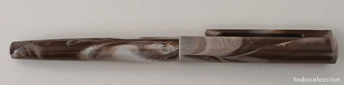 Bol&iacute;grafos antiguos: Pluma. Stypen. Made in France. Estampada. Nueva a estrenar. Antigua.