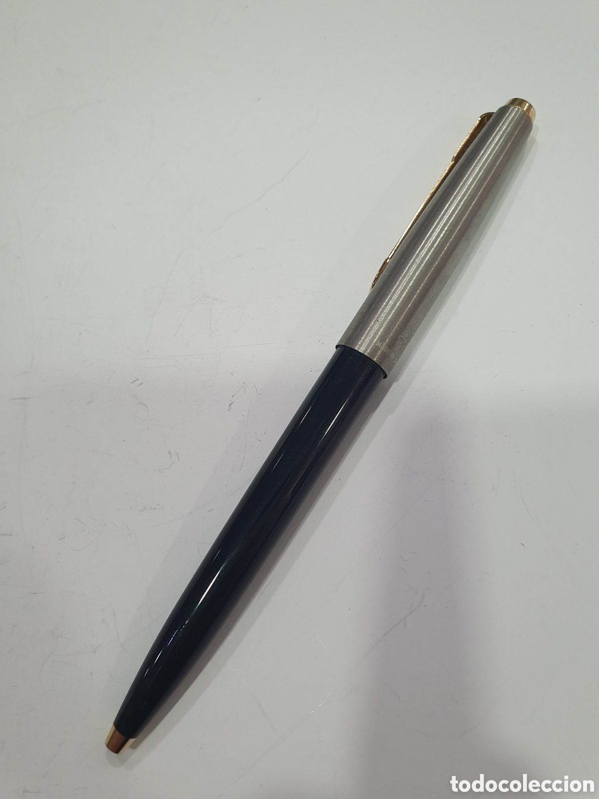 Alte Kugelschreiber: Bol&iacute;grafo Parker acero y dorado. (L127)