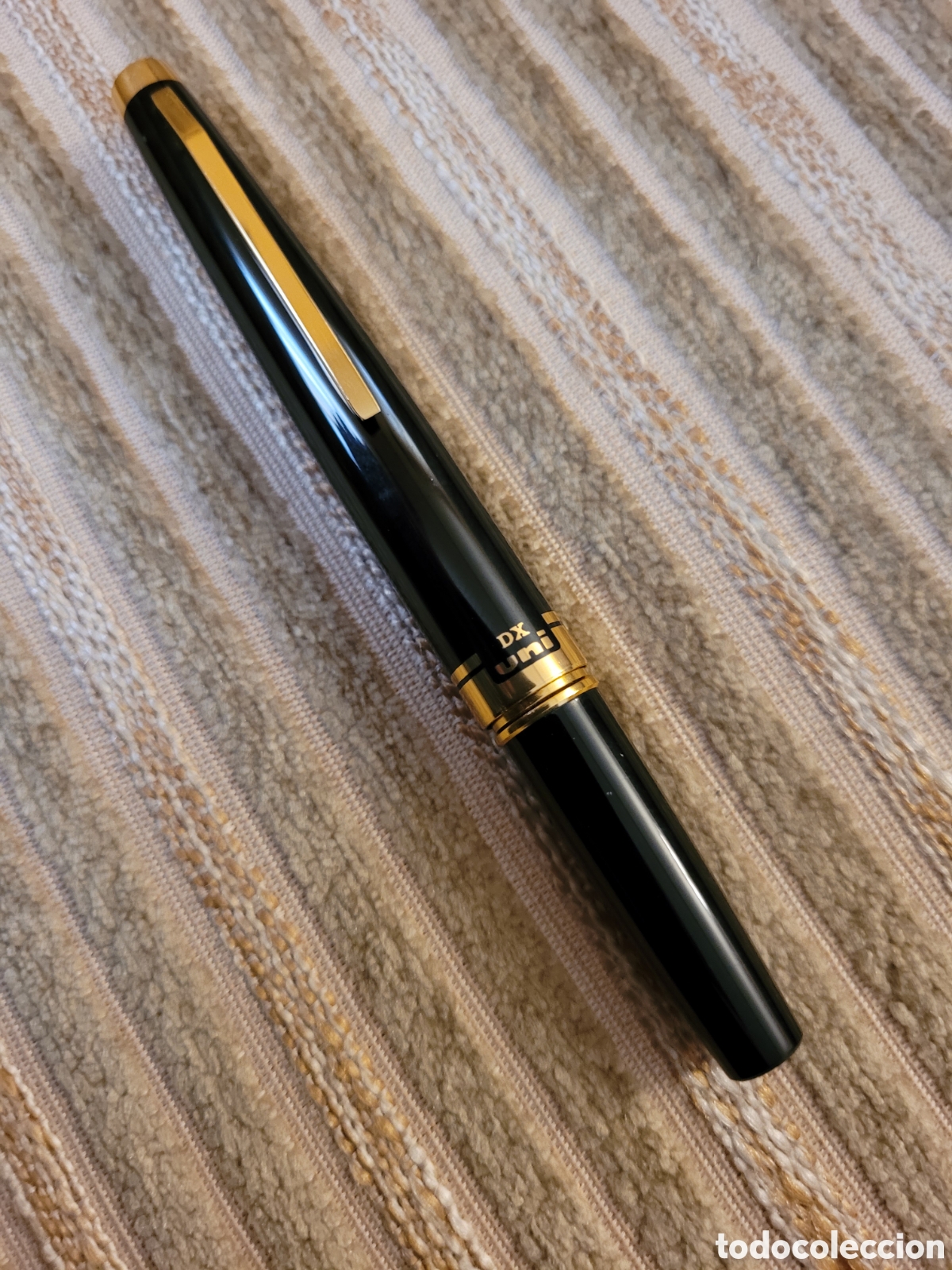 Alte Kugelschreiber: BOLIGRAFO &rdquo;UNI DX&rdquo;, lacado negro