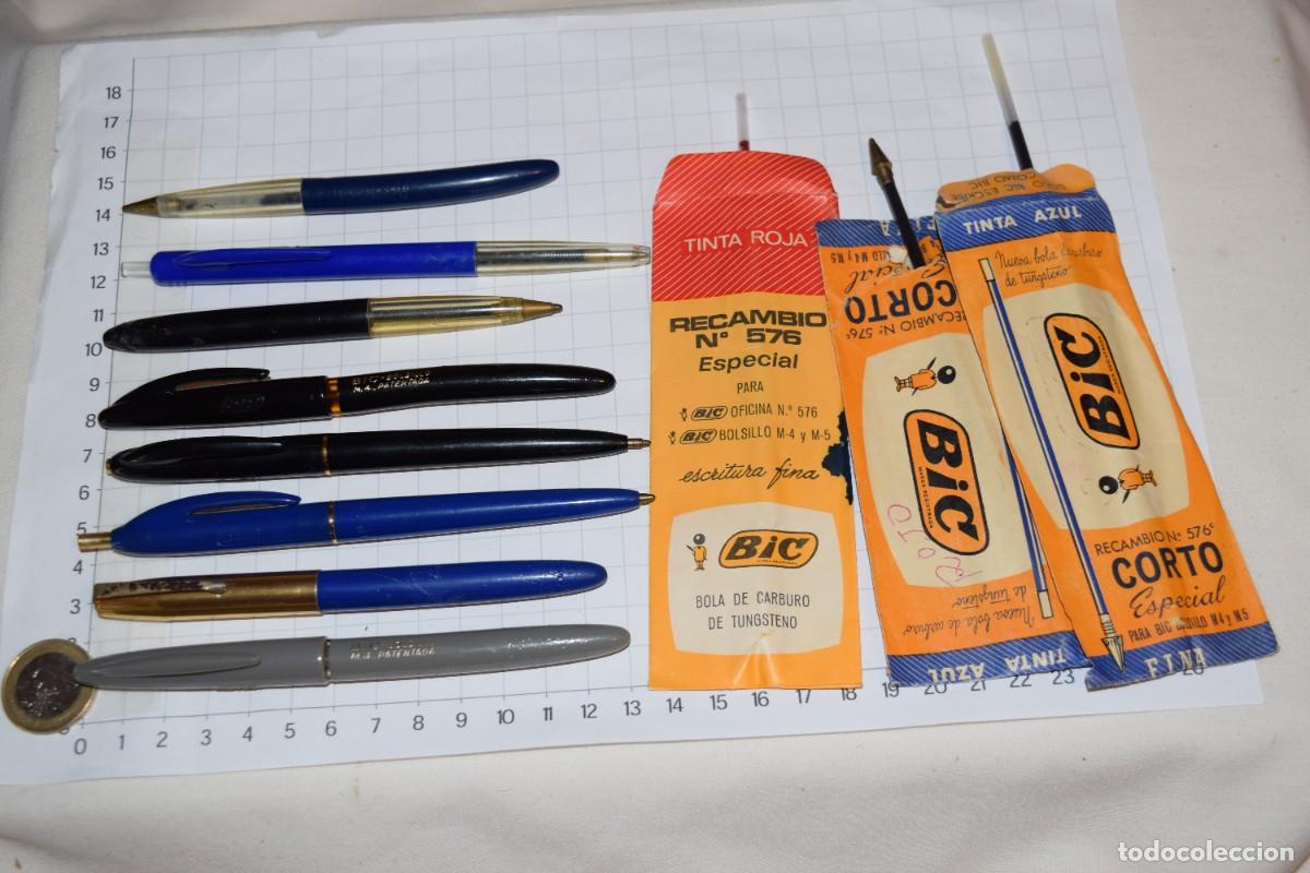 Bol&iacute;grafos antiguos: Vintage / Lote de bol&iacute;grafos variados BIC - Diferentes modelos, colores, &eacute;pocas... - &iexcl;Mira fotos!