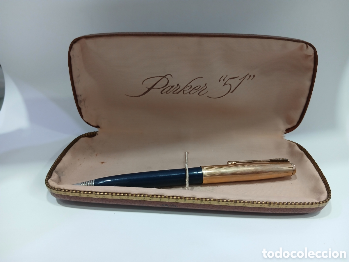 Bol&iacute;grafos antiguos: Bol&iacute;grafo Parker 51 en caja. (L103)
