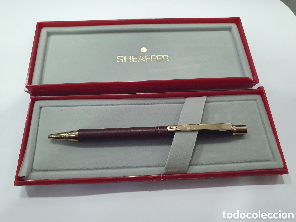 Bol&iacute;grafos antiguos: Bol&iacute;grafo Sheaffer en caja. (L30)