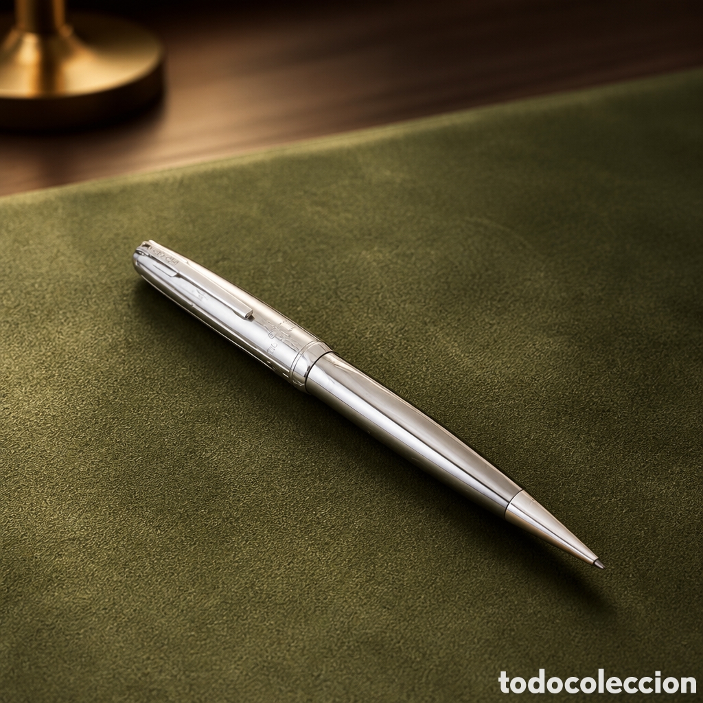 Bol&iacute;grafos antiguos: ANTIGUO PORTAMINAS WATERMAN'S . CANADA . VETEADO GRIS