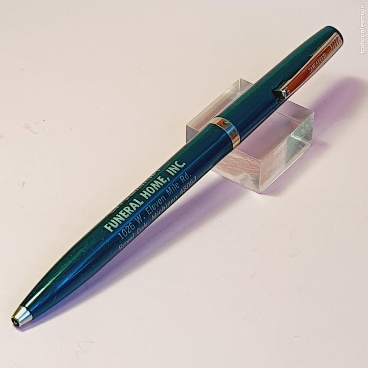 Bol&iacute;grafos antiguos: BOL&Iacute;GRAFO-SHEAFFER-U.S.A-VERDE OSCURO-CF. SCHNAIDT-EXCELENTE-VER FOTOGRAF&Iacute;AS