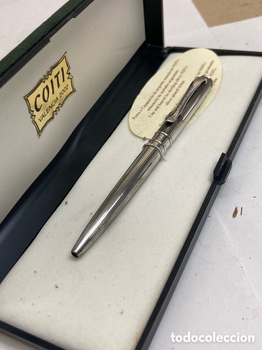 Bol&iacute;grafos antiguos: Bol&iacute;grafo Coiti cuerpo de plata