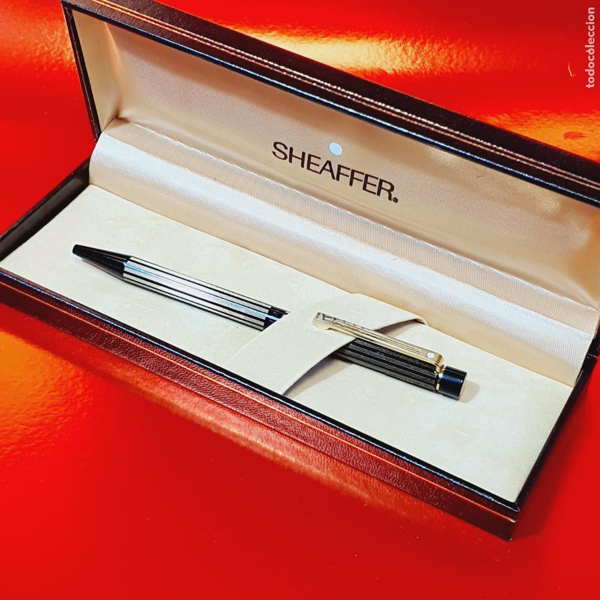 Bol&iacute;grafos antiguos: 11307*BOL&Iacute;GRAFO-SHEAFFER TARGA 675 MEDIUM-U.S.A.-NUEVO-CAJA-ESCASO-RARO DISE&Ntilde;O-COLECCIONISTAS