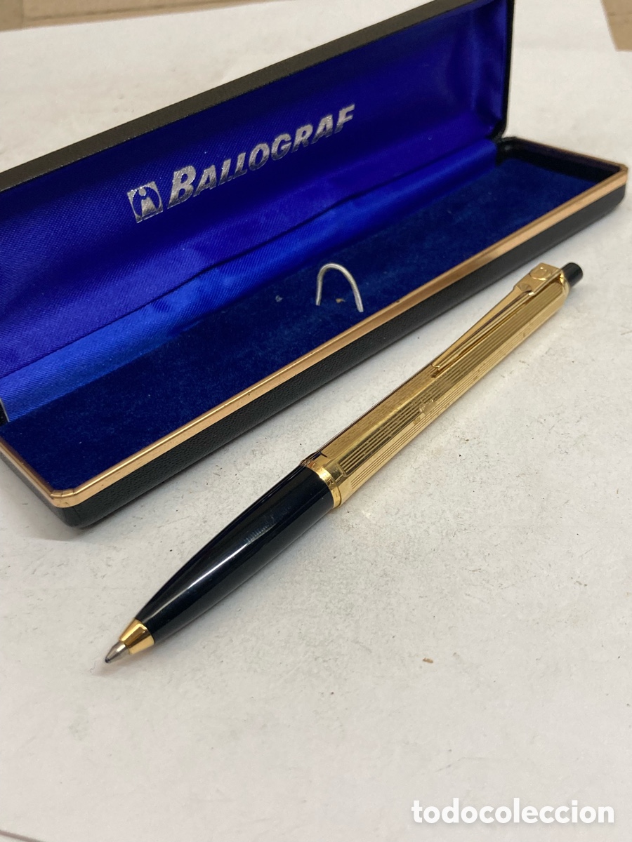 Bol&iacute;grafos antiguos: Bol&iacute;grafo Ballograf dorado