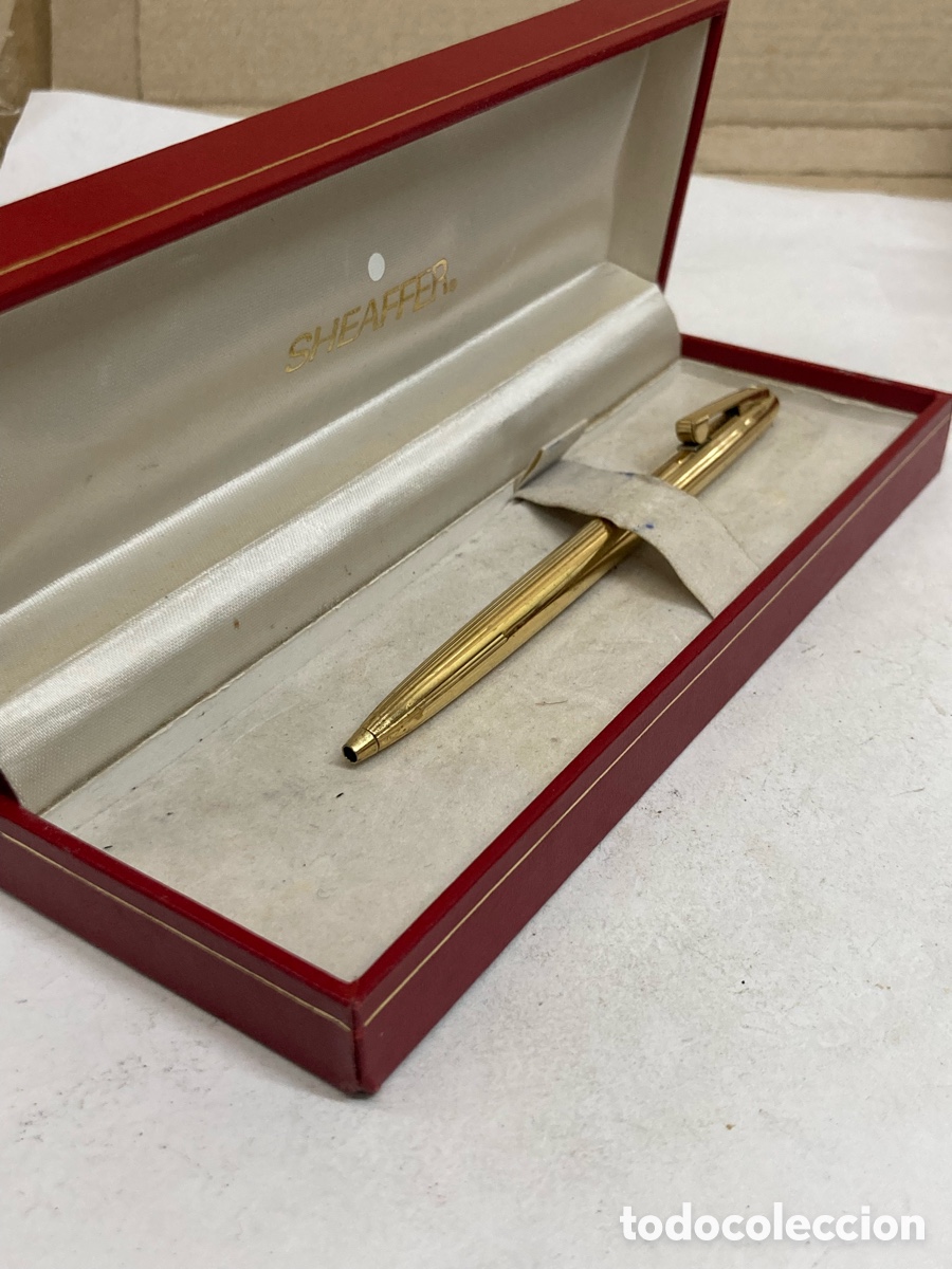 Bol&iacute;grafos antiguos: Bol&iacute;grafo Sheaffer Dorado