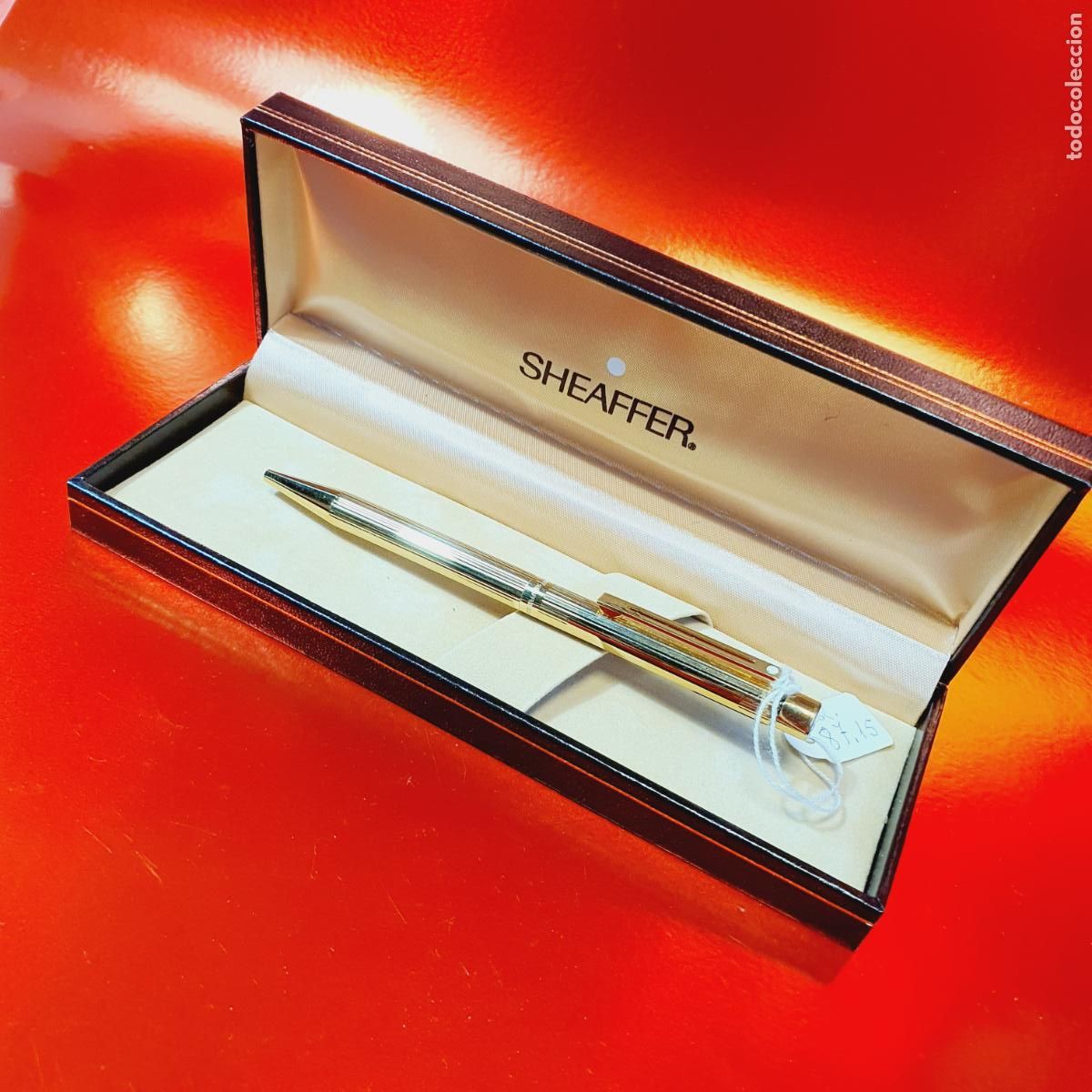 Bol&iacute;grafos antiguos: BOLIGRAFOSHEAFFER TARGA 1006 GOLD-U.S.A.-CHASSING-CAJA-N.O.S.-RT-NUEVO-VER FOTOGRAF&Iacute;AS.