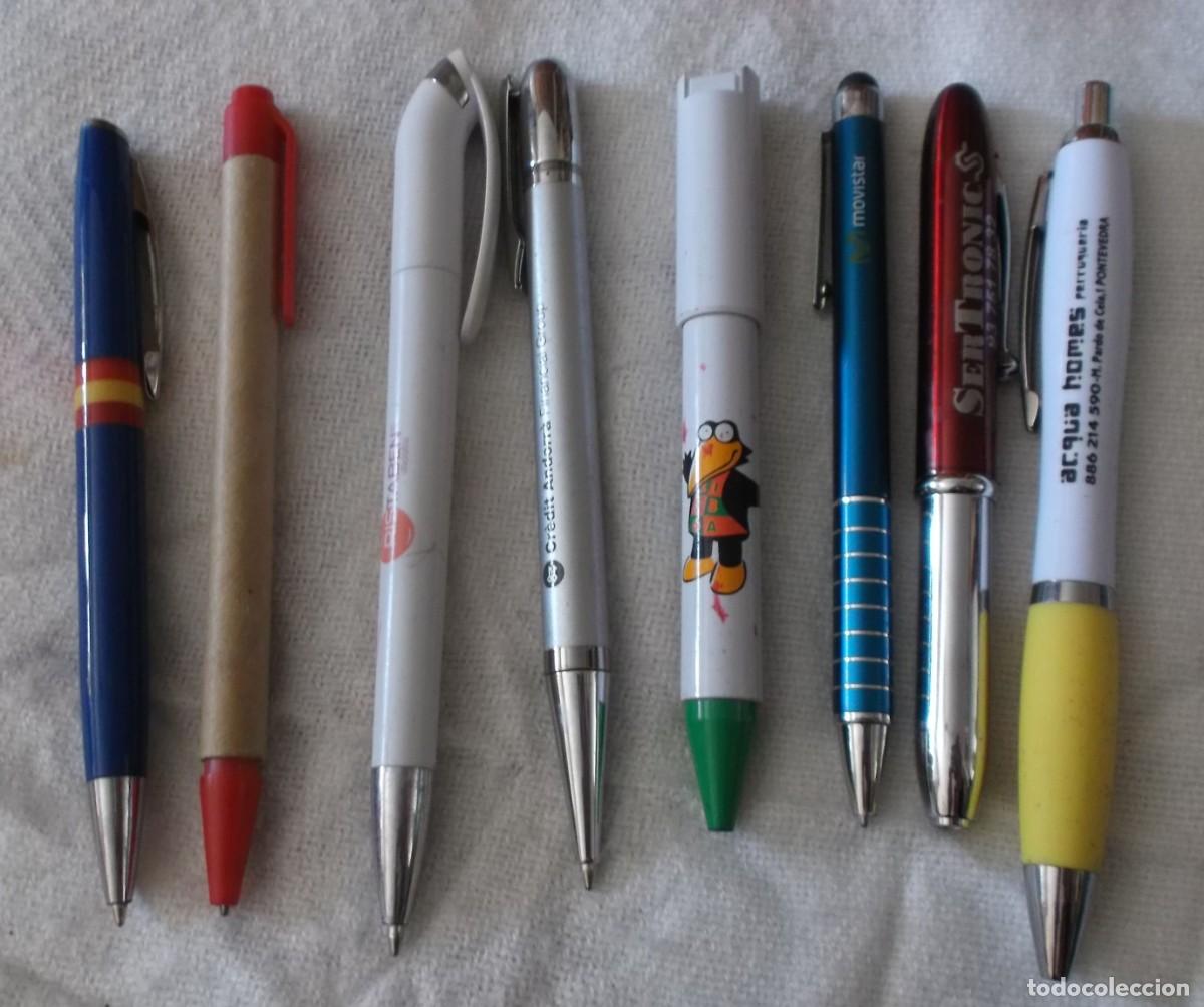 Bol&iacute;grafos antiguos: boligrafos para coleccionistas ocho unidades