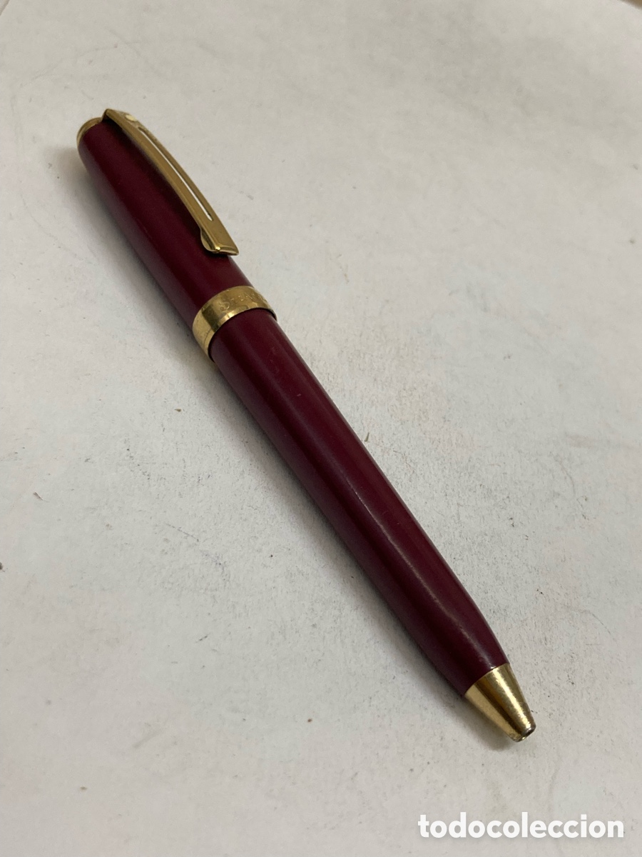 Bol&iacute;grafos antiguos: Bol&iacute;grafo Sheaffer cuerpo celuloide rojo