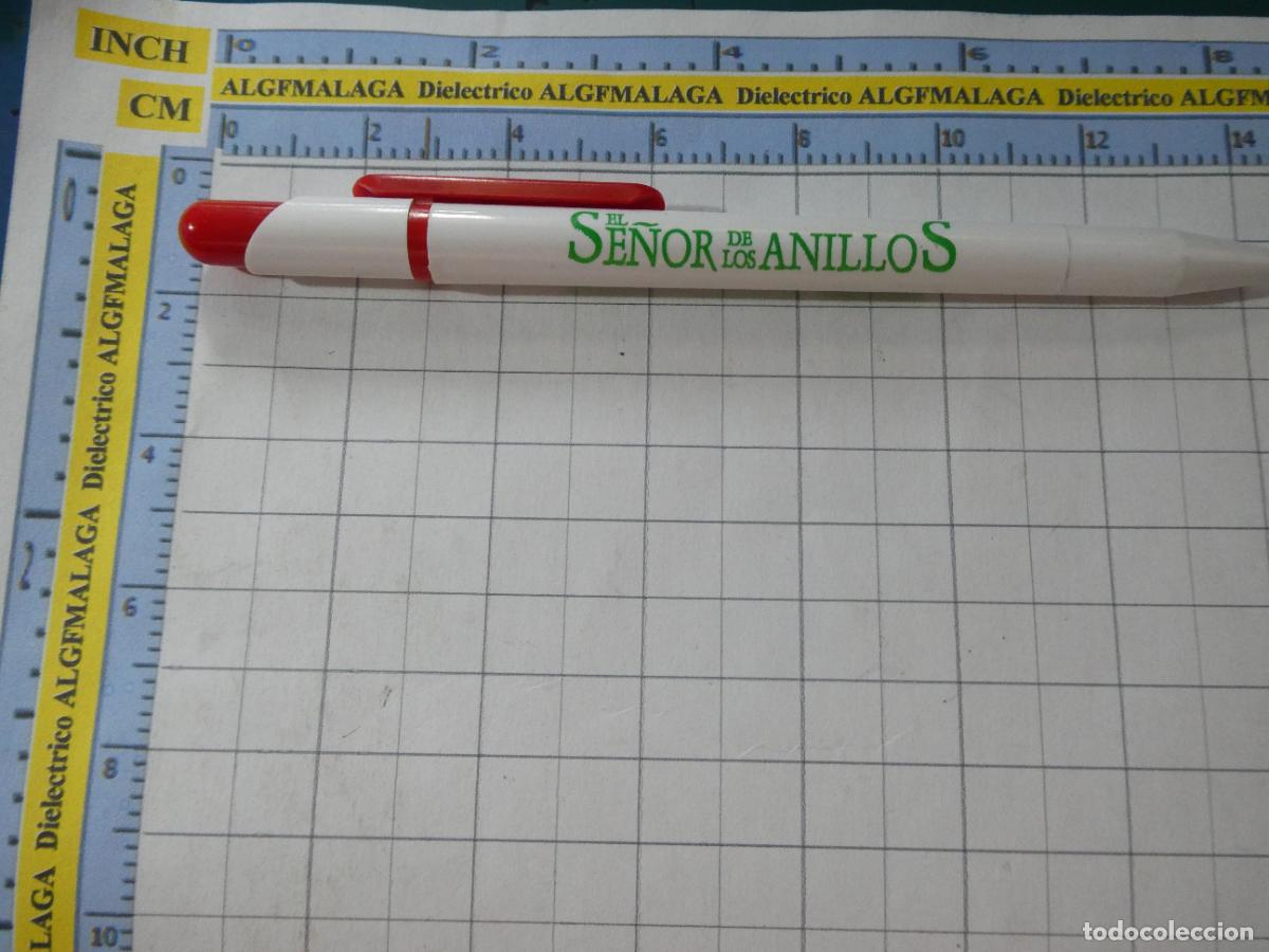 Bol&iacute;grafos antiguos: BOL&Iacute;GRAFO BOLI PUBLICITARIO. PUBLICIDAD PEL&Iacute;CULA EL SE&Ntilde;OR DE LOS ANILLOS