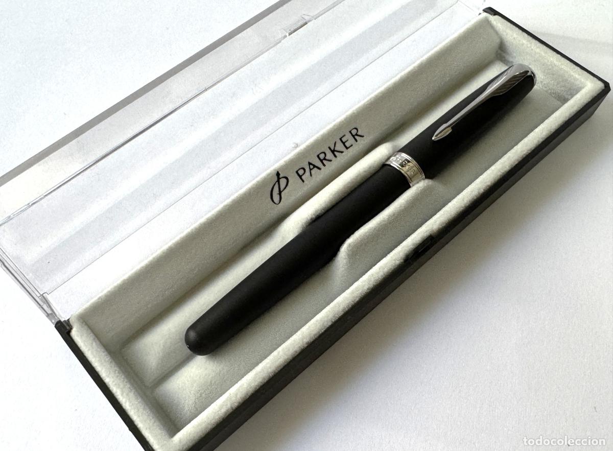 Bol&iacute;grafos antiguos: PARKER SONNET ROLLER METAL NEGRO MATE, MADE IN FRANCE 147