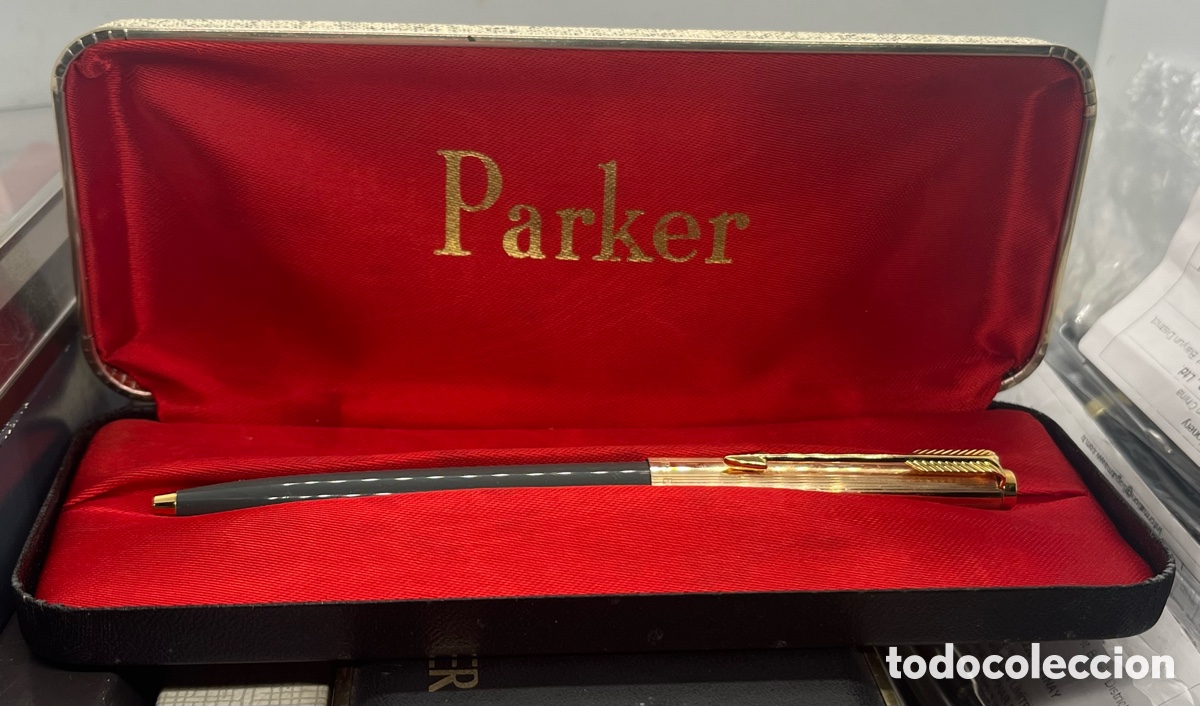 Bol&iacute;grafos antiguos: BOL&Iacute;GRAFO PARKER ORO ( 1/10 12K , GF CAP ) , MADE IN USA