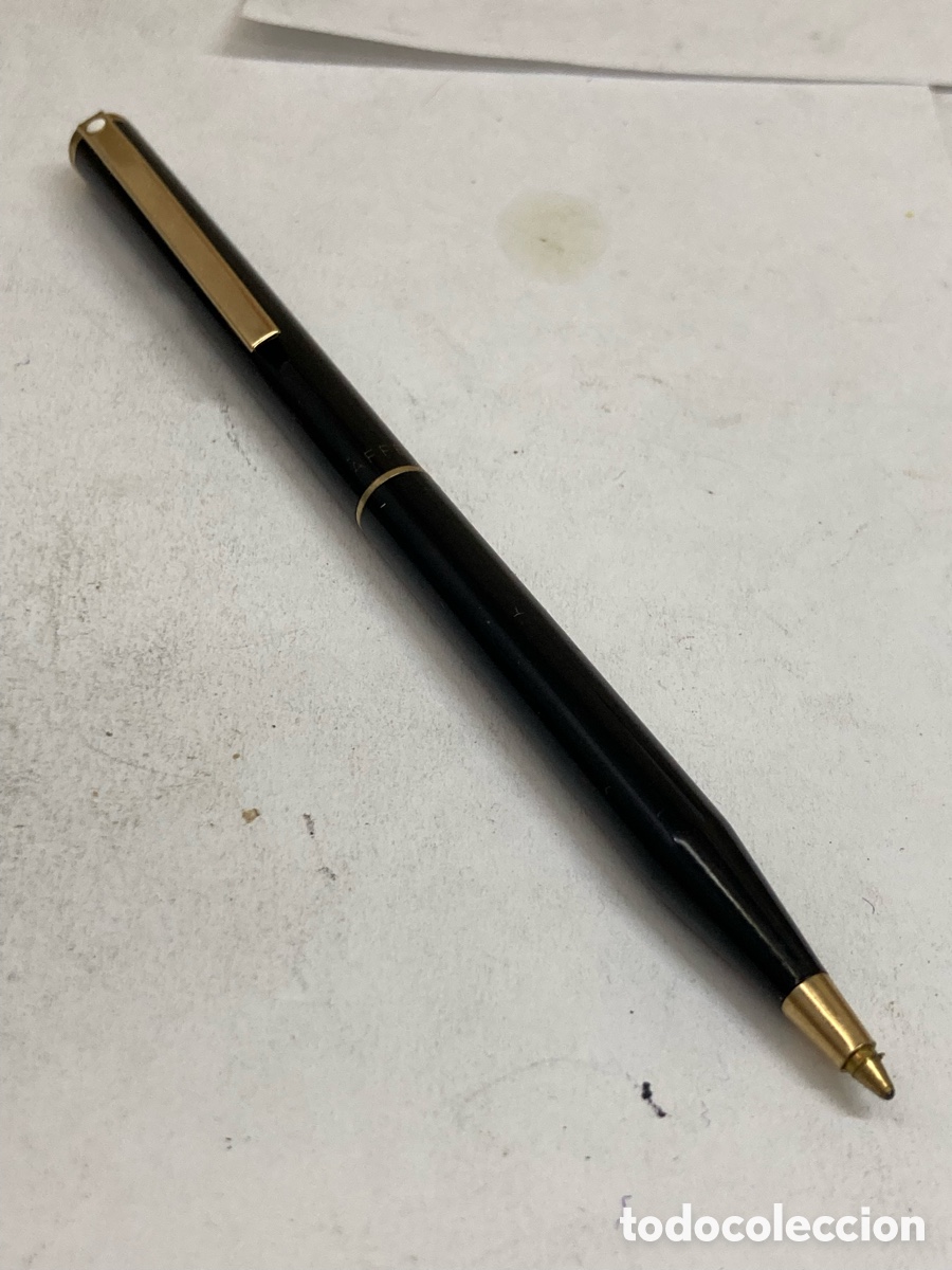 Bol&iacute;grafos antiguos: Bol&iacute;grafo Sheaffer cuerpo lacado negro