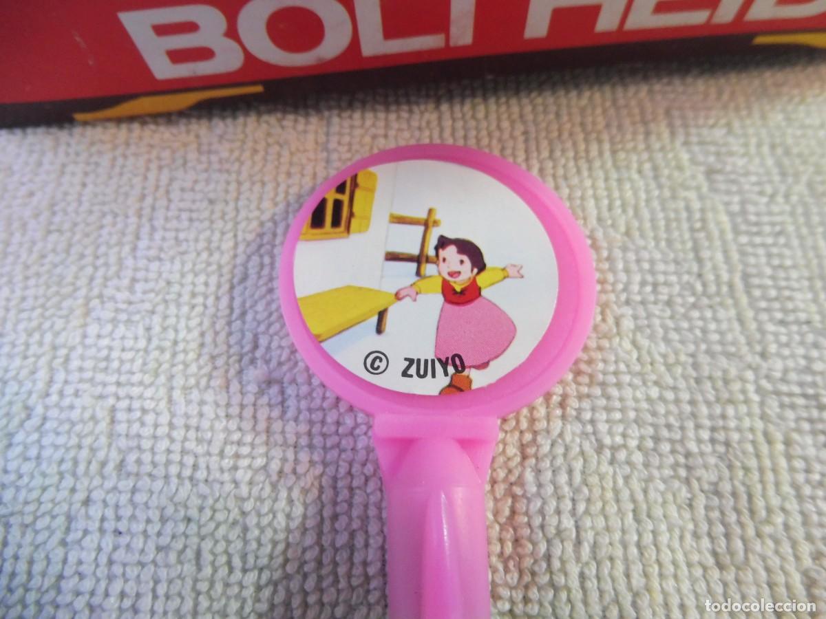 Bol&iacute;grafos antiguos: Bol&iacute;grafo de Heidi rosa y verde, Zuiyo MOIP S.L. (Madrid)