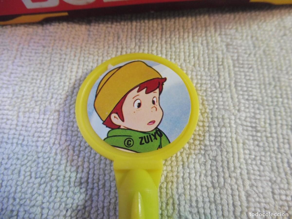 Bol&iacute;grafos antiguos: Bol&iacute;grafo de Pedro amigo de Heidi amarillo y verde, Zuiyo MOIP S.L. (Madrid)
