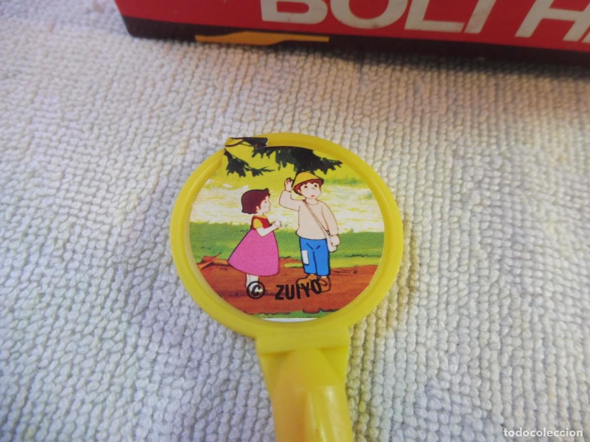 Bol&iacute;grafos antiguos: Bol&iacute;grafo de Pedro con Heidi rosa y amarillo, Zuiyo MOIP S.L. (Madrid)
