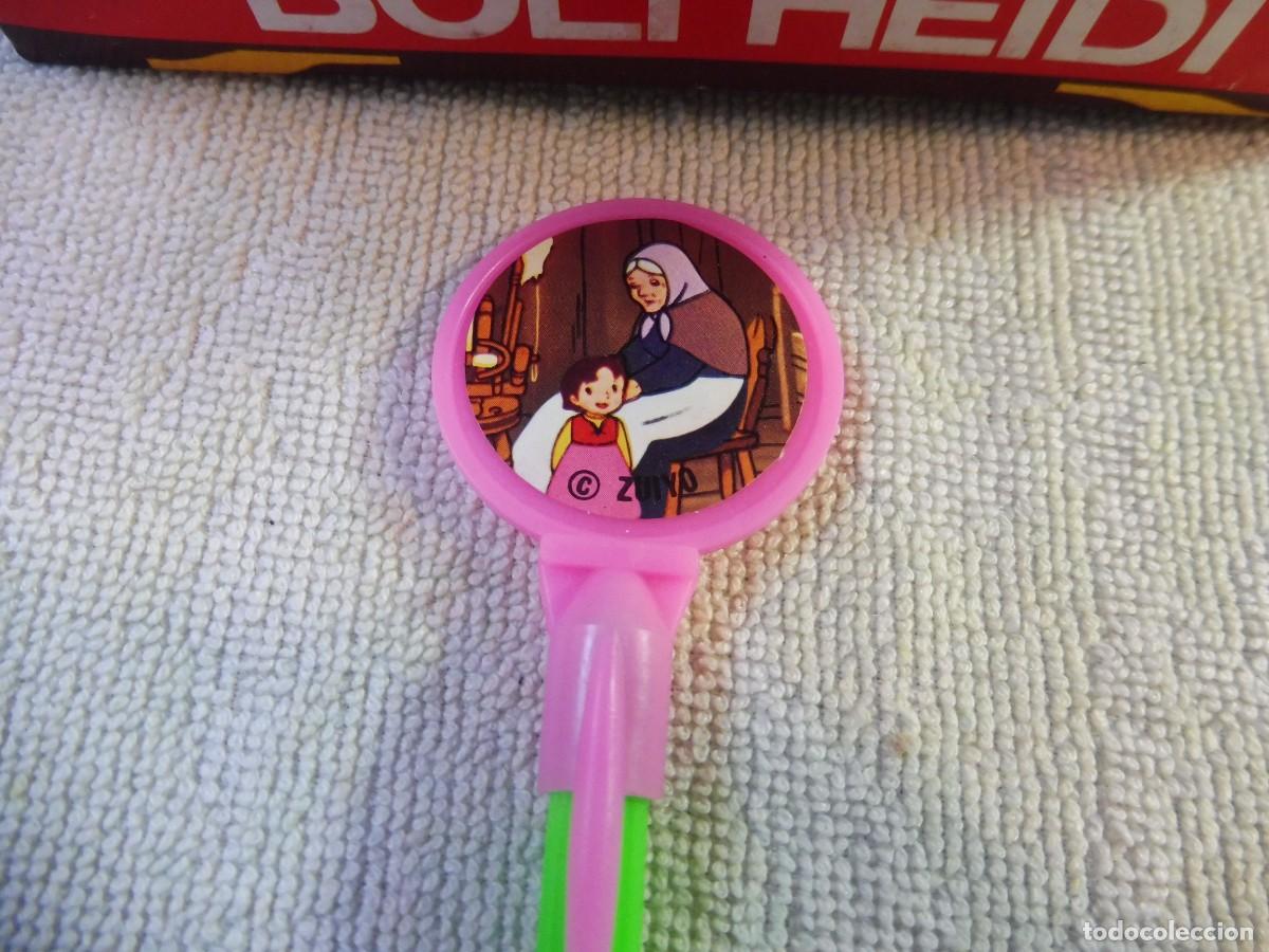 Bol&iacute;grafos antiguos: Bol&iacute;grafo de la abuelita con Heidi rosa y verde, Zuiyo MOIP S.L. (Madrid)