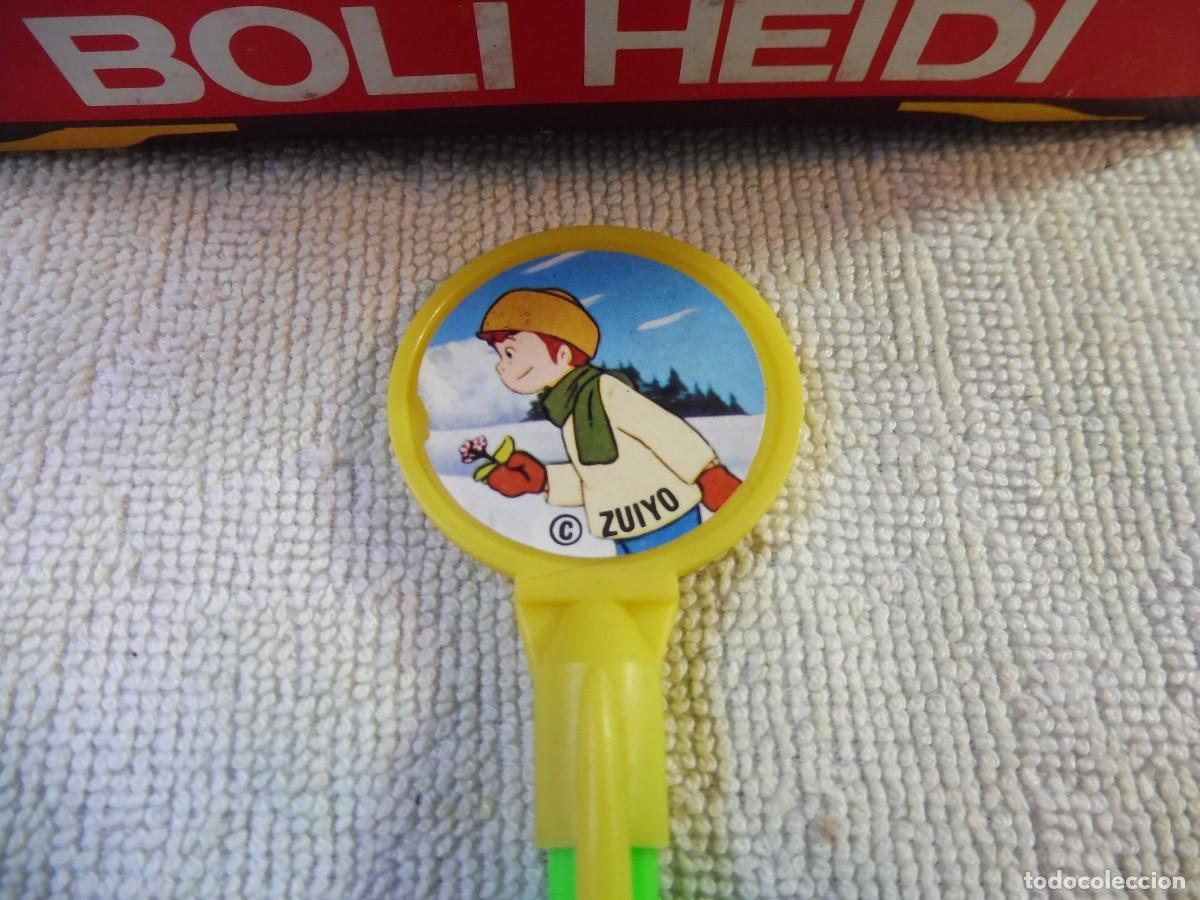 Bol&iacute;grafos antiguos: Bol&iacute;grafo de Pedro el amigo de Heidi amarillo y verde, Zuiyo MOIP S.L. (Madrid)