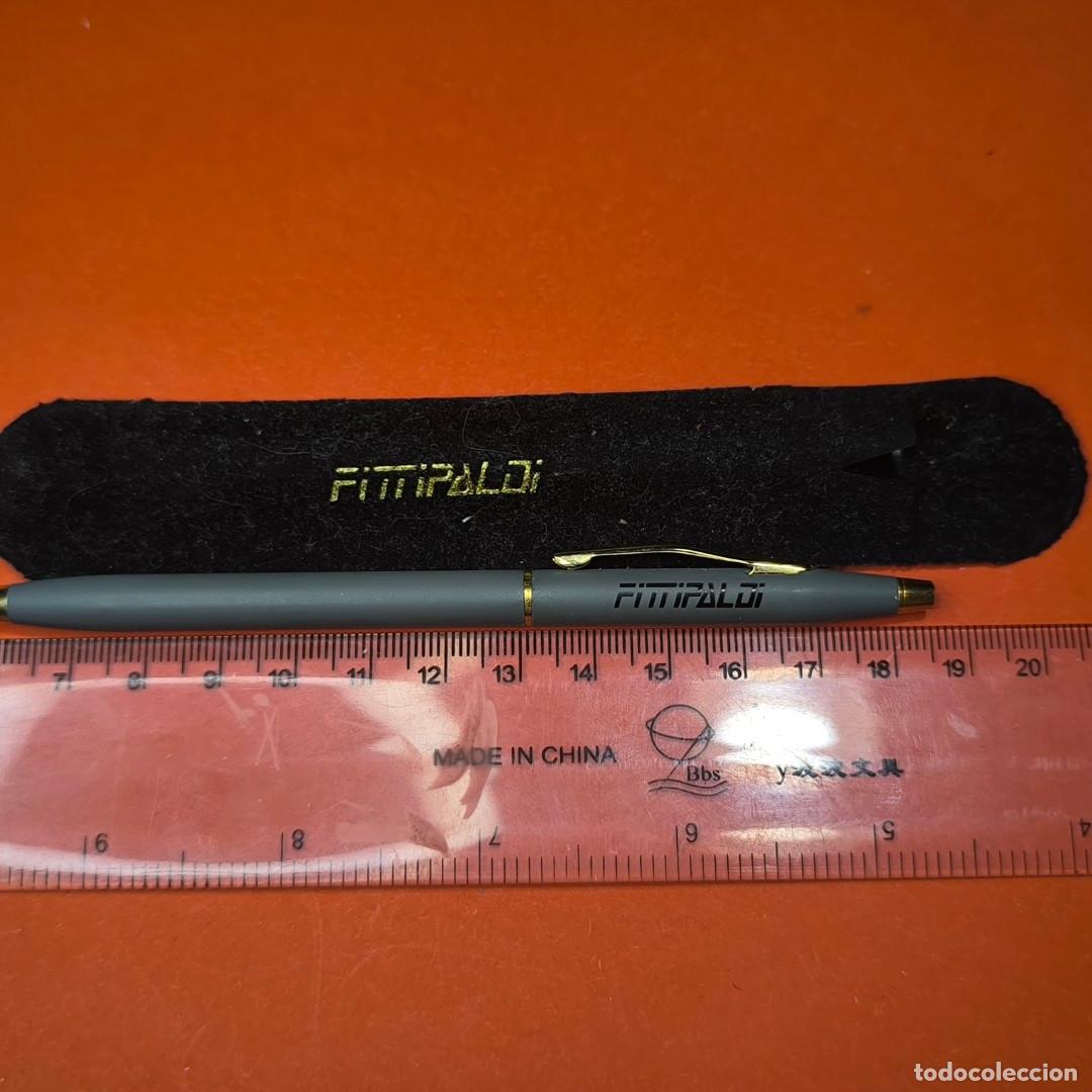 Esferogr&aacute;ficas antigas: 001527MER-bol&iacute;grafo Fittipaldi con su funda original