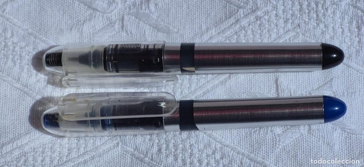 Bol&iacute;grafos antiguos: STYB &ndash; ROLLER COMPACT azul y negro &ndash; lote 2 bol&iacute;grafos