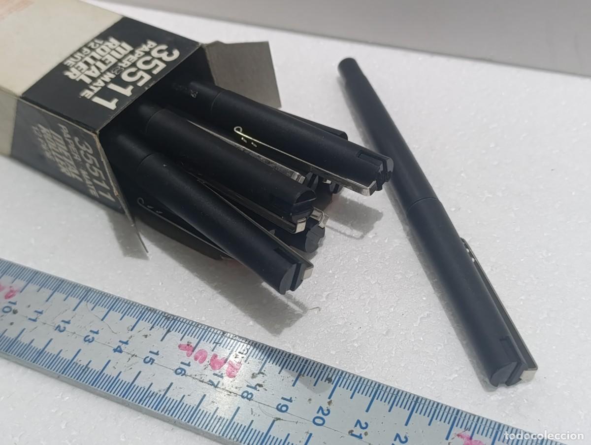 Bol&iacute;grafos antiguos: CAJA ANTIGUA DE 12 BOLIGRAFOS PAPER MATE FINE 3551 - COMPLETA - ( )