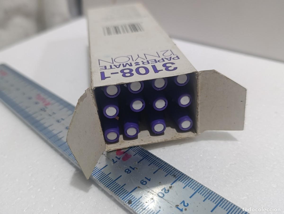 Bol&iacute;grafos antiguos: CAJA ANTIGUA DE 12 BOLIGRAFOS PAPER MATE NYLON - 3108 -1 - COMPLETA - ( )