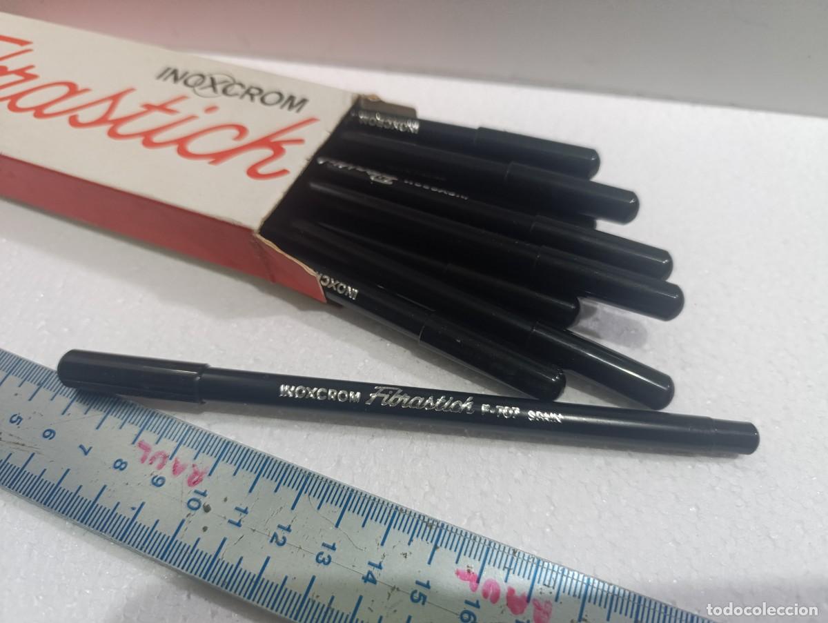 Bol&iacute;grafos antiguos: CAJA ANTIGUA DE 12 BOLIGRAFOS PAPER MATE PUNTA VIVA - COMPLETA - ( )