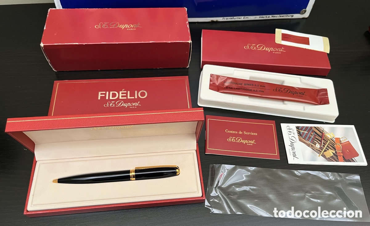 Bol&iacute;grafos antiguos: Bol&iacute;grafo Dupont Fidelio negro